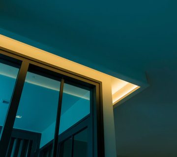 نور مخفی در سقف