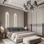 کناف پشت تخت خواب