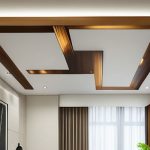 کناف سقف پذیرایی ال شکل