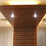 سقف کاذب چوبی برای ویلا