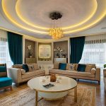 کناف سقف پذیرایی گرد