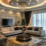 کناف سقف پذیرایی گرد