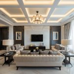 کناف سقف پذیرایی ال شکل