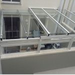 سقف نورگیر حیاط خلوت