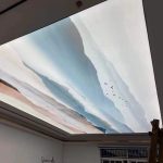 سقف کاذب سه بعدی سرویس بهداشتی