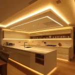 روشنایی سقف آشپزخانه