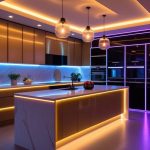 روشنایی سقف کاذب آشپزخانه