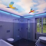 سقف کاذب سه بعدی سرویس بهداشتی