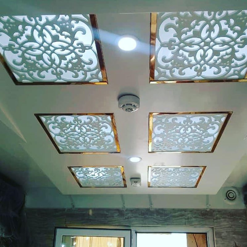 ابعاد سی ان سی سقف