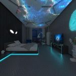 سقف کهکشانی اتاق خواب
