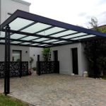 پلی کربنات سقف پارکینگ حیاط