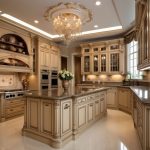 کناف سقف آشپزخانه کلاسیک