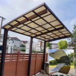 پلی کربنات سقف پارکینگ حیاط