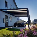 پلی کربنات سقف پارکینگ حیاط