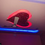 کناف اتاق خواب طرح قلب