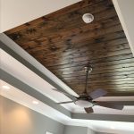 سقف کاذب طرح چوبی