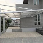 پلی کربنات سقف پارکینگ حیاط