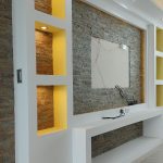 طرح کناف دیوار پذیرایی