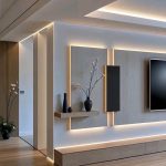 طرح کناف دیوار پذیرایی