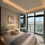 کناف سقف اتاق خواب ساده