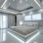 کناف سقف اتاق خواب جدید