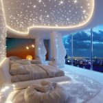 سقف اتاق خواب جوان