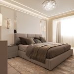 مدل کناف سقف اتاق خواب ساده و شیک