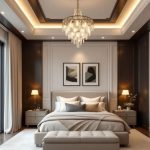 سقف اتاق خواب جوان